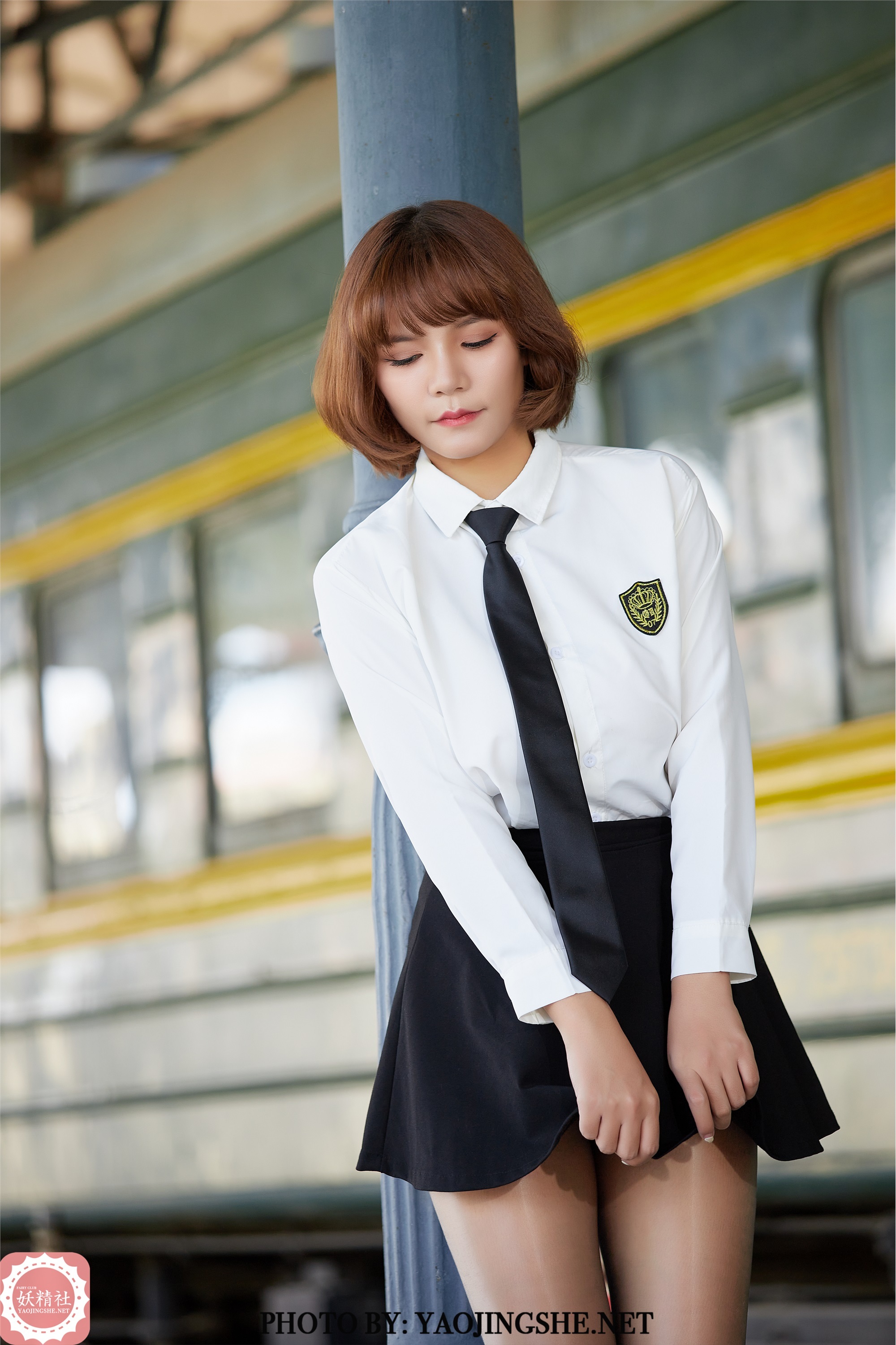 妖精社  2020.12.30 T2048《可爱JK》唐飞飞